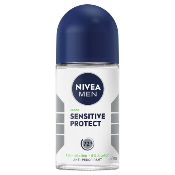 Nivea Men Sensitive Protect Anti-Perspirant Roll-On Deodorant 50ml Online at Pharmacy Direct