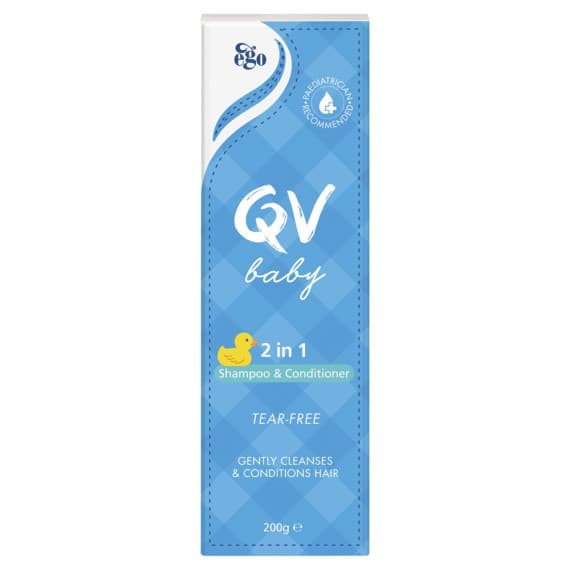 QV Baby 2 in 1 Shampoo and Conditioner gentle care for baby's hair – Pharmacy Direct