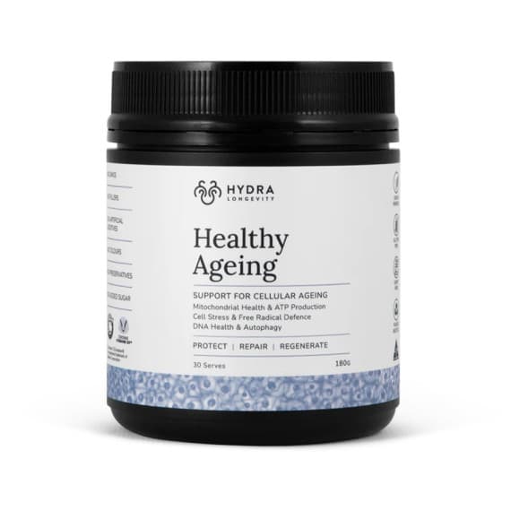 Hydra Longevity Healthy Ageing Powder 90g to support vitality and wellness – Pharmacy Direct