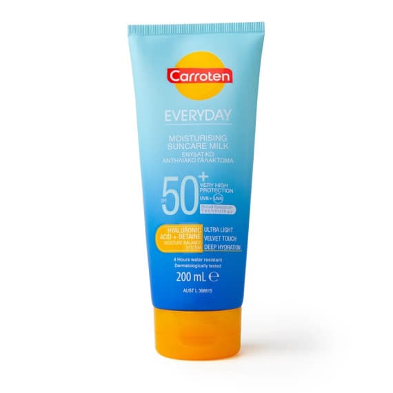Carroten SPF50+ Moisturising Suncare Milk 200ml for daily sun protection and hydration – Pharmacy Direct