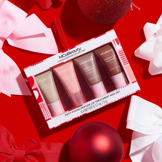 Mcobeauty Petit Fours Peptide Lip Treatment Mini Set for smooth lips at Pharmacy Direct