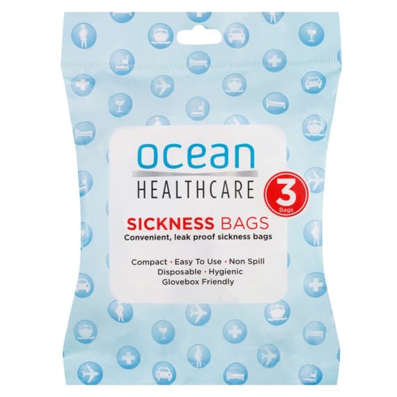 Buy Ocean Healthcare Sickness Bags 3 Pack Online Pharmacy Direct AU