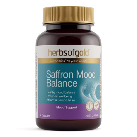 Herbs of Gold Saffron Mood Balance capsules for emotional wellbeing and stress support – Pharmacy Direct