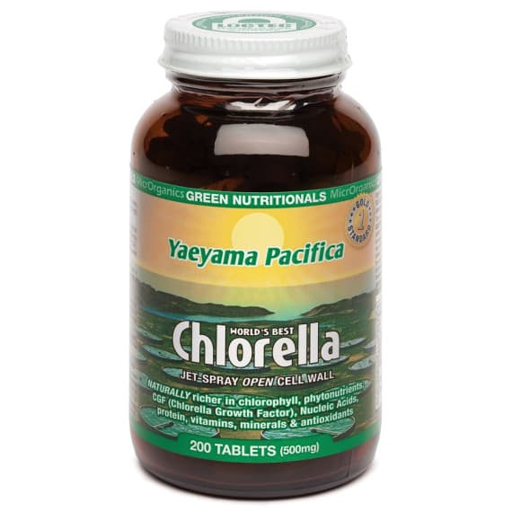 Green Nutritionals Yaeyama Pacifica Chlorella 200 Tablets for detox and vitality – Pharmacy Direct