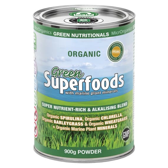 Green Nutritionals GreenSuperFoods 900g Powder Ecan for energy and detox – Pharmacy Direct