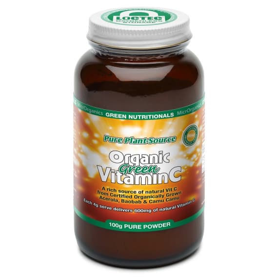 Green Nutritionals Vitamin C 100g Powder for immunity and energy – Pharmacy Direct