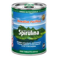 Green Nutritionals Hawaiian Pacifica Spirulina 2000 Tablets eCan