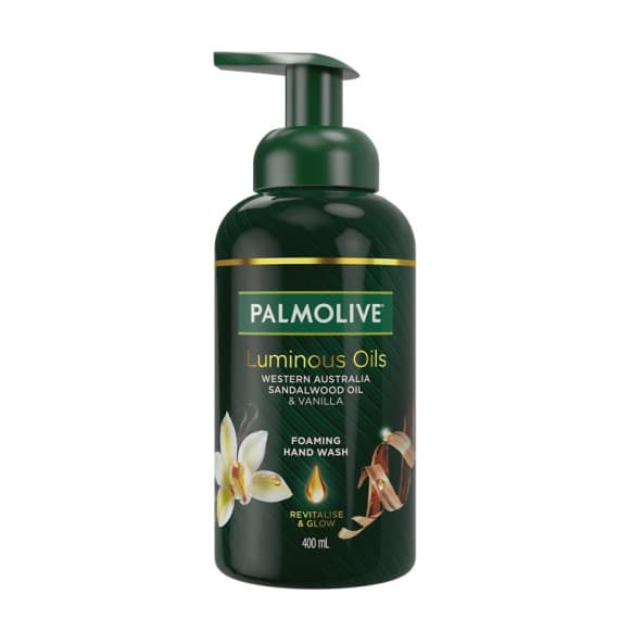 Buy Palmolive Luminous Oils Foaming Hand Wash Western Australia Sandalwood Oil and Vanilla 400ml Online Pharmacy Direct AU