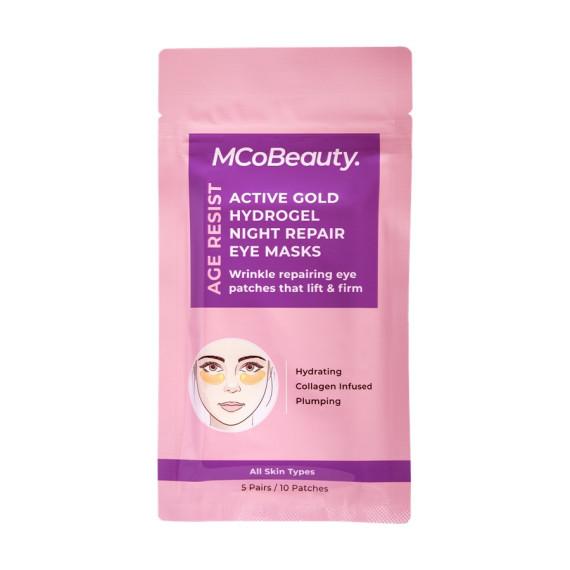 Buy MCo Beauty Age Resist Active Gold Hydrogel Night Repair Eye Masks Pairs 5 Online Pharmacy Direct AU