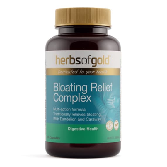 Buy Herbs of Gold Bloasting Relief Complex 60 Capsules Online Pharmacy Direct AU