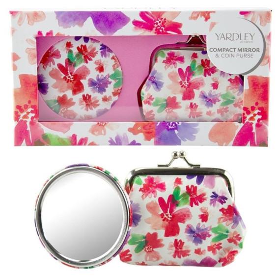 Buy Yardley London Handbag Gift Set Compact Mirror And Coin Purse Rose Design Online Pharmacy Direct AU
