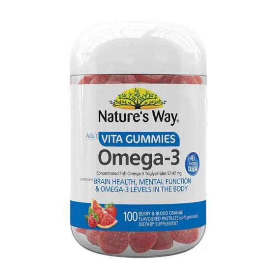 Buy Natures Way Adult Vita Gummies Omega 100 Gummies Online Pharmacy Direct AU