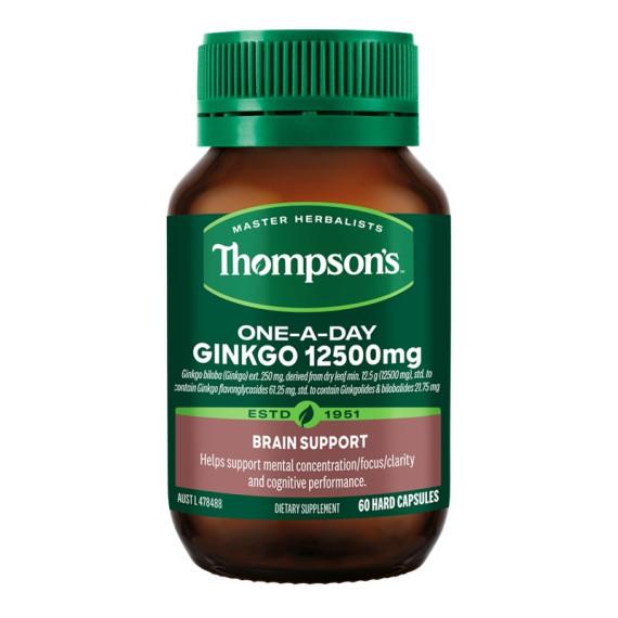 Buy Thompsons One A Day Ginkgo 12500mg 60 Capsules Online Pharmacy Direct AU