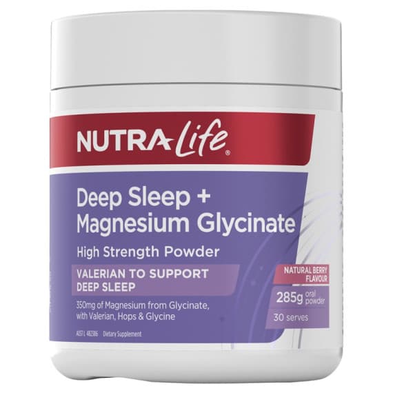 Buy Nutra Life Deep Sleep Plus Magnesium Glycinate 285g Online Pharmacy Direct AU