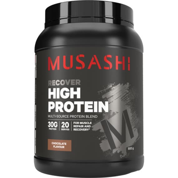 Buy Musashi High Protein Chocolate 900g Online Pharmacy Direct AU