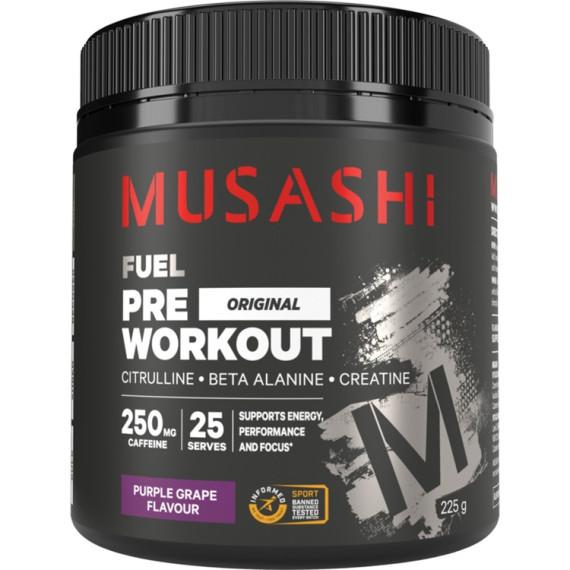 Buy Musashi Pre Workout Purple Grape 225g Online Pharmacy Direct AU