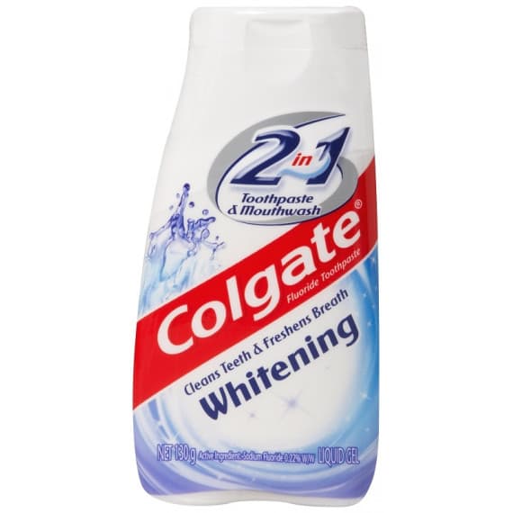 Buy Colgate 2 in 1 Toothpaste And Mouthwash Whitening 130g Online Pharmacy Direct AU