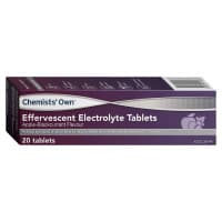 Chemists Own Effervescent Electrolyte Apple Blackcurrant 20 Tablets 