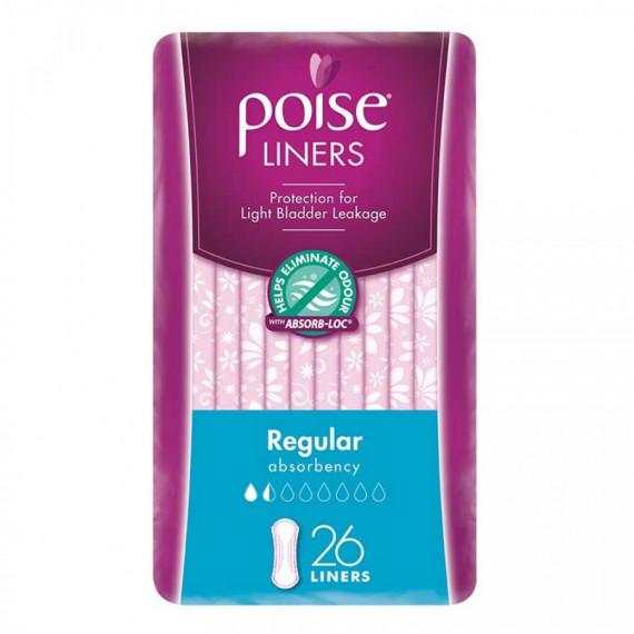 Poise Liners Regular 26 Pack for daily freshness and comfort – Pharmacy Direct