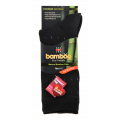 Sox and Lox Mens Business Diabetic Friendly Bamboo Socks Black Size 6 to 11
