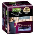 Depend Underwear Super Female Large 8 Pack