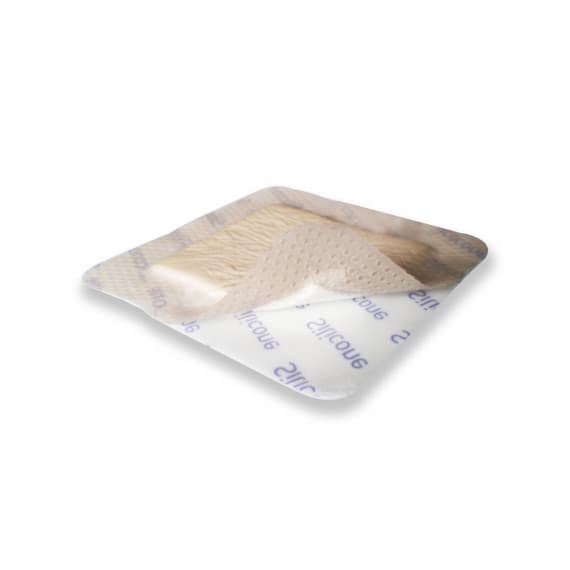 Medstock Silicone Foam with Border 5 x 5cm wound dressing - Pharmacy Direct