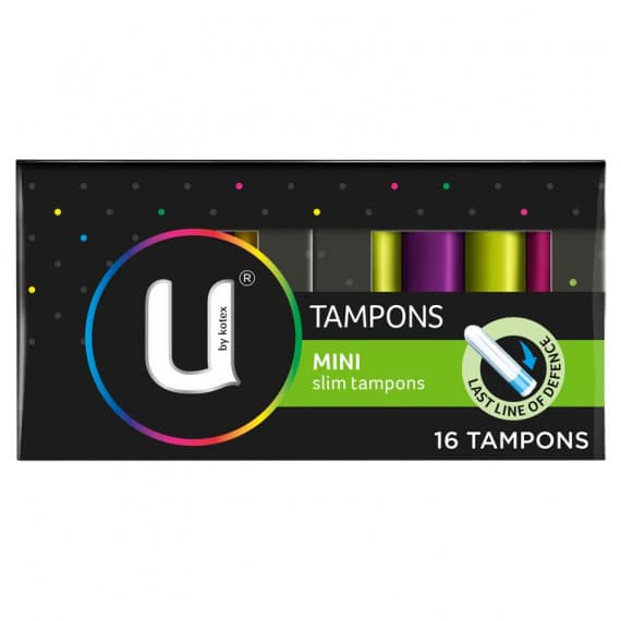 U By Kotex Mini Tampons 16 Pack