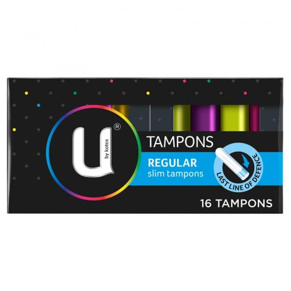 U by Kotex Regular Tampons 16 Pack for comfort and protection - Pharmacy Direct