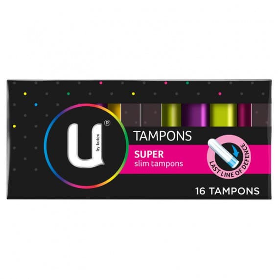 U By Kotex Super Tampons 16 Pack