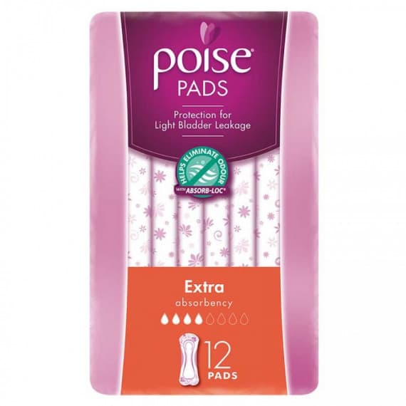 Poise Pads Extra 12 Pack bladder protection and comfort – Pharmacy Direct