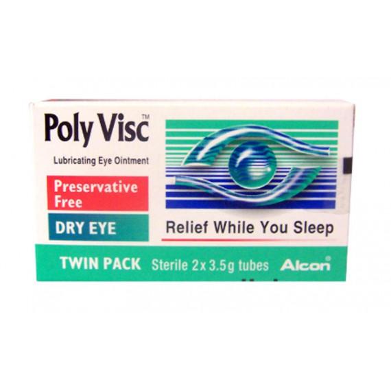 Poly-Visc Eye Ointment Twinpack - Soothe and protect your eyes | Pharmacy Direct