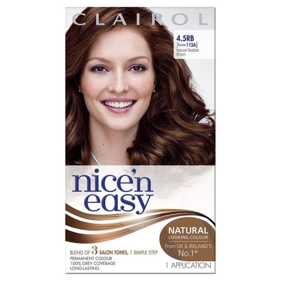 Buy Clairol Nice N Easy 4.5RB Natural Reddish Brown Online Pharmacy Direct AU
