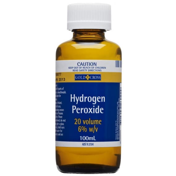 Buy Gold Cross Hydrogen Peroxide 20 Vol 6 Percent 100ml Online Pharmacy Direct AU