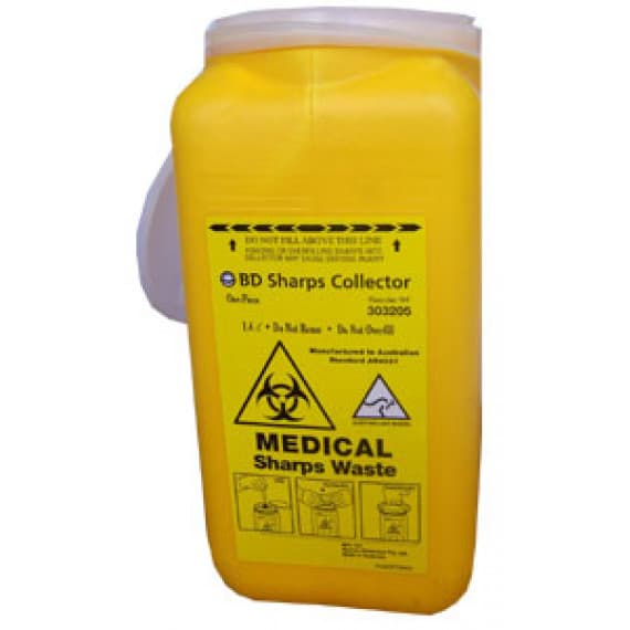 BD Sharps Collector 1.4 Litre