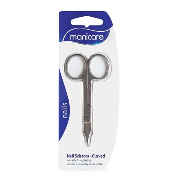 Manicare Curved Nail Scissors for precise trimming – Pharmacy Direct