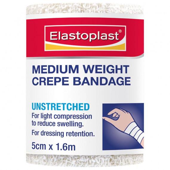 Elastoplast Crepe Bandage 5cm x 1.6m - Buy Online at Pharmacy Direct