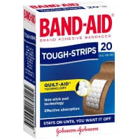 Band Aid Tough Strips Regular 20 Pack