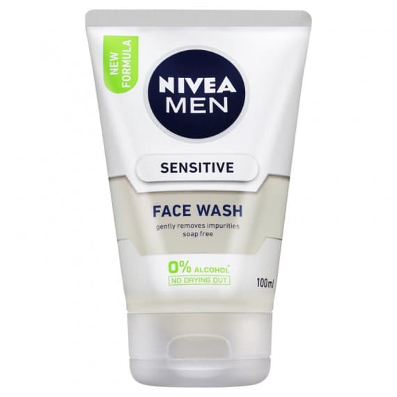 Nivea Men Sensitive Face Wash 100ml to cleanse & soothe skin - Pharmacy Direct