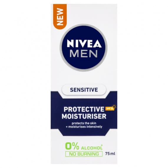 Nivea Men Sensitive Protective Moisturiser SPF 15 75ml