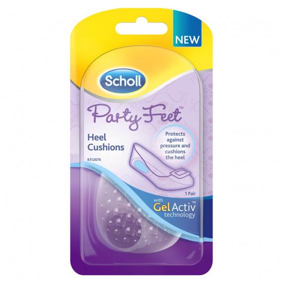 Scholl Gel Heel Cushion 1 Pair invisible comfort support at Pharmacy Direct
