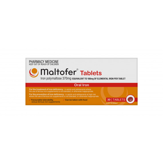 Buy Maltofer 100mg Tablets 30 Online Pharmacy Direct AU