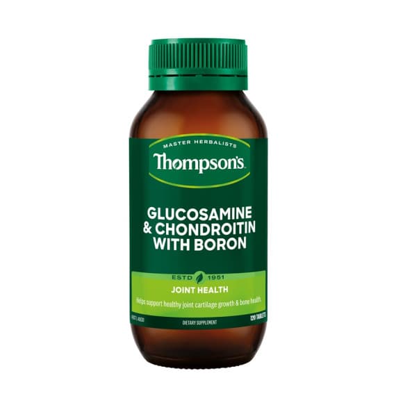 Thompsons Glucosamine Chondroitin with Boron 120 Tablets