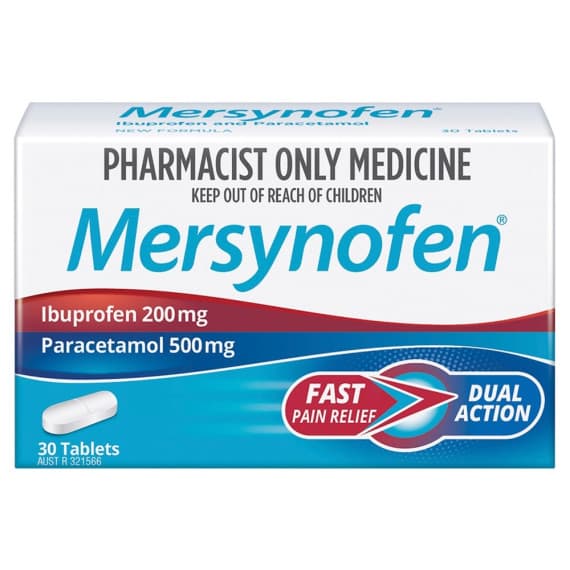 Mersynofen 30 Tablets for Fast Pain Relief and Comfort - Pharmacy Direct