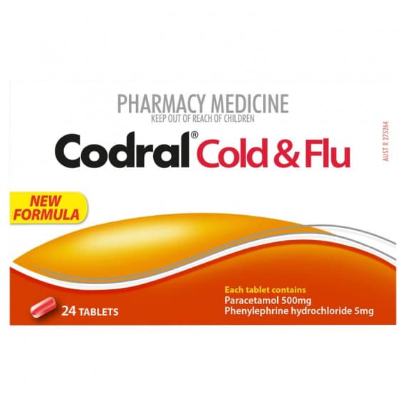 Codral PE Cold and Flu 24 Tablets