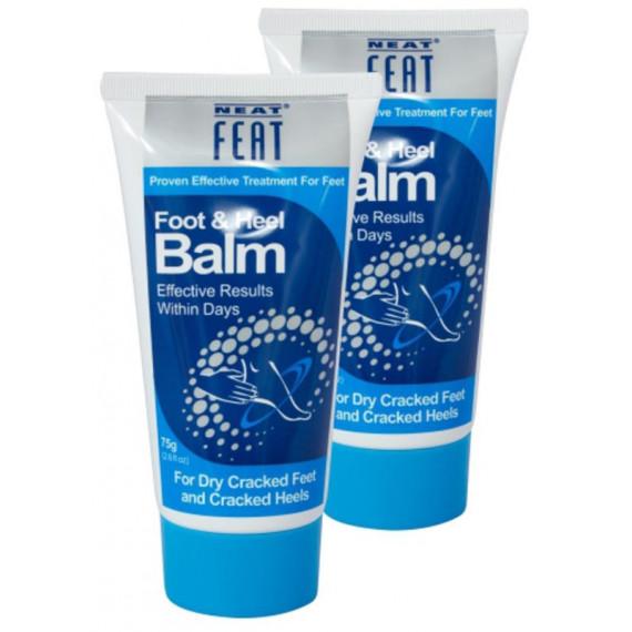 Neat Feet Foot & Heel Balm Twin Pack - Soothes & Repairs Cracked Heels | Pharmacy Direct