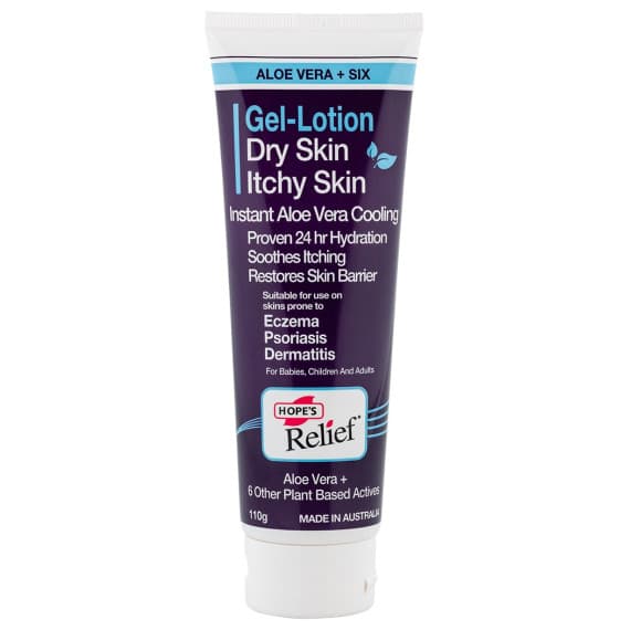 Hope’s Relief Gel Lotion 110g for soothing dry itchy skin – Pharmacy Direct