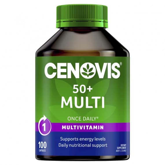 Cenovis 50 Plus Multi Once Daily 100 Capsules
