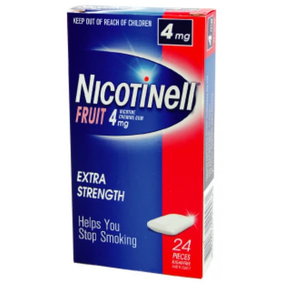 Nicotinell Gum Fruit 4mg to support quitting smoking - Pharmacy Direct