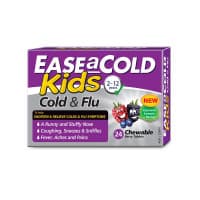 Ease A Cold Kids Cold and Flu 24 Chewable Tablets