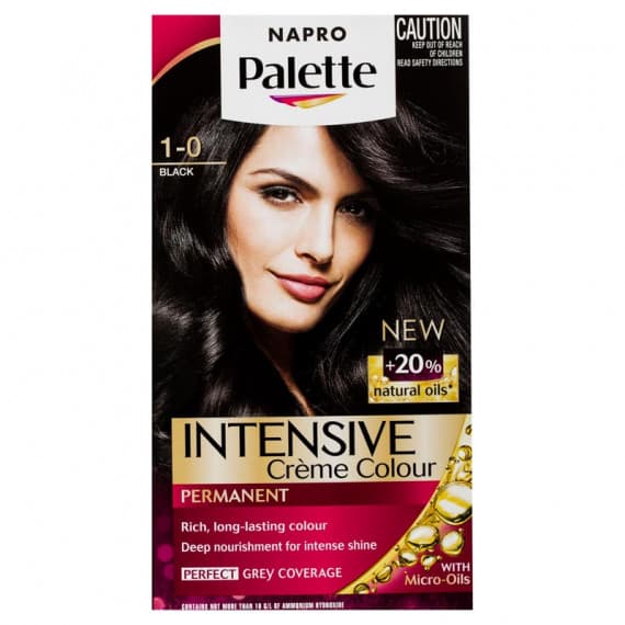 Napro Palette Hair Colour 1.0 Black for vibrant hair at Pharmacy Direct